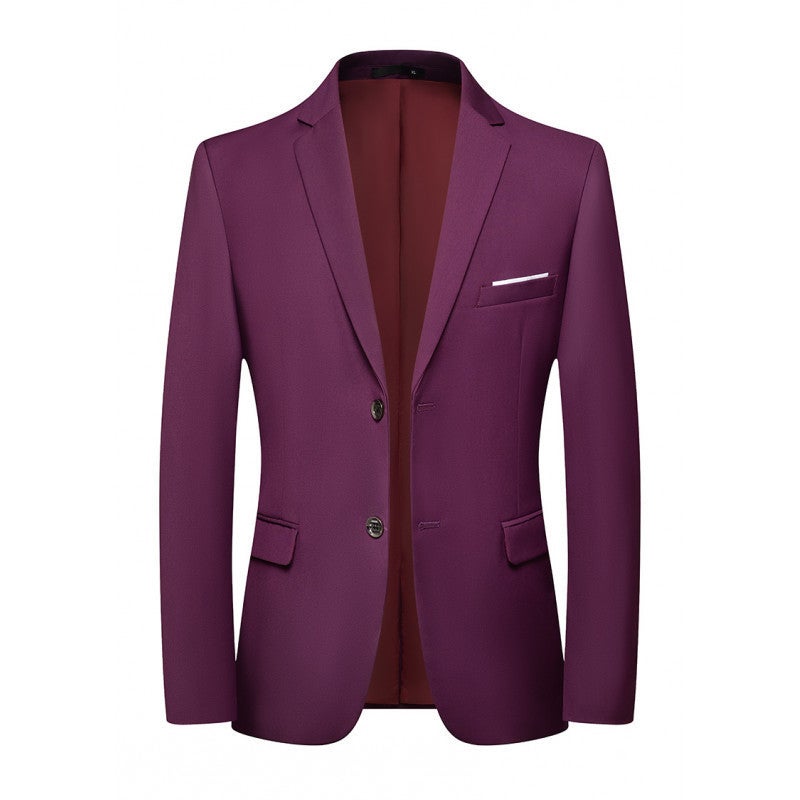 Spring New Business Fashion Suit Men'S Jacket Korean Slim-Fit Men'S Casual Suit Dress - Image 2